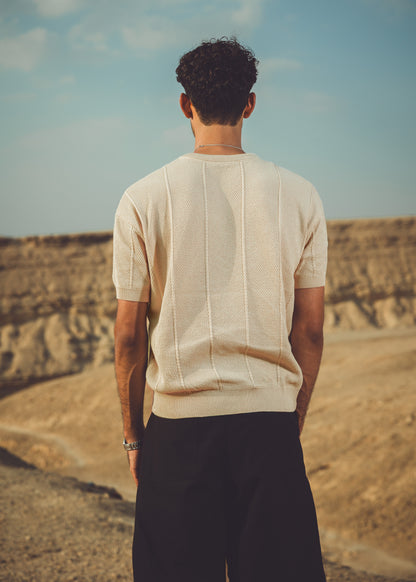 Regular fit knit shirt