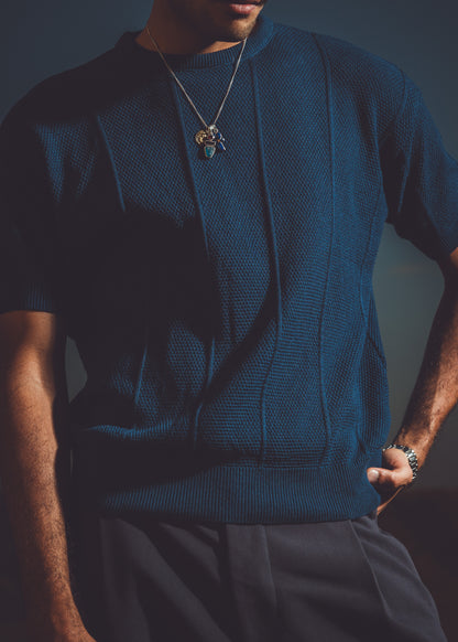 Regular fit knit shirt