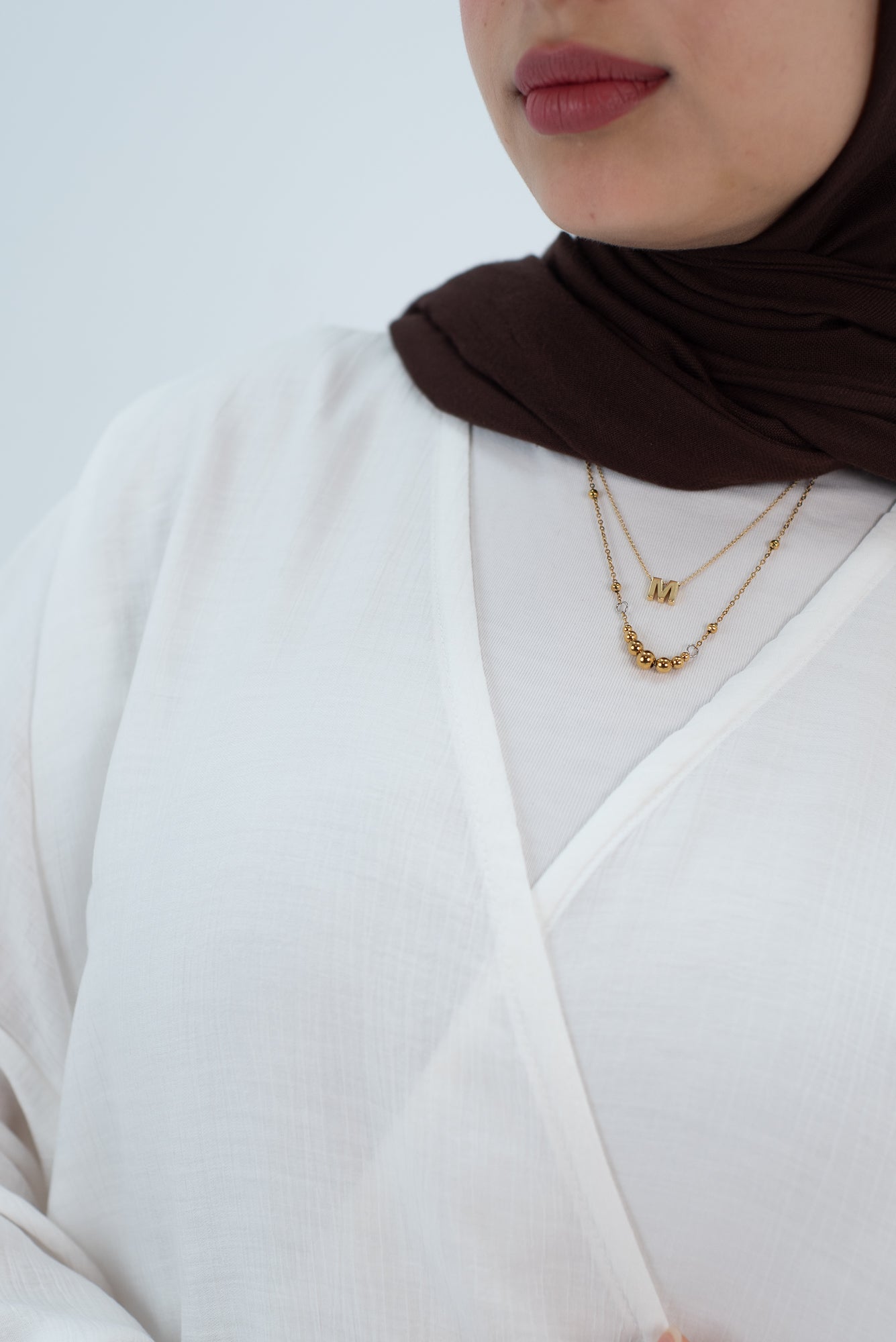 Linen white Wrap tie blouse