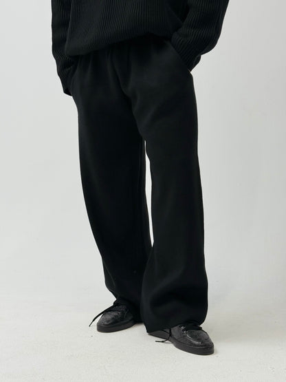 Black knitted trouser